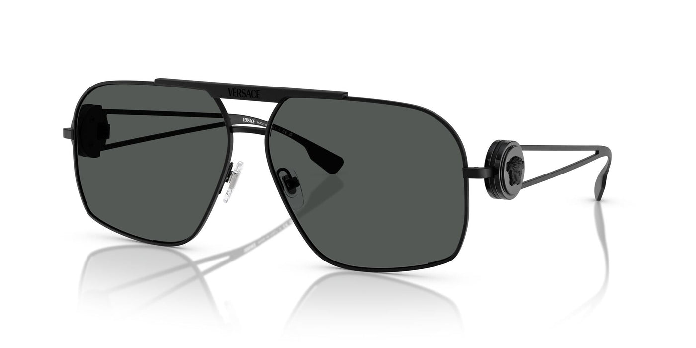 Versace VE2269 Matte Black/Dark Grey #colour_matte-black-dark-grey