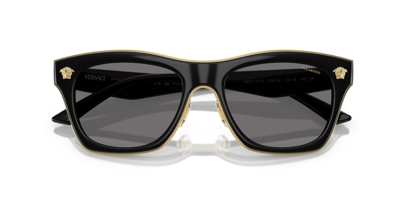 Versace VE2272 Black/Dark Grey Polarised #colour_black-dark-grey-polarised