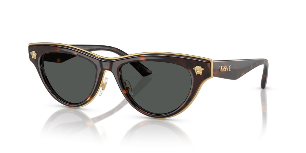 Versace VE2273 Havana/Dark Grey #colour_havana-dark-grey