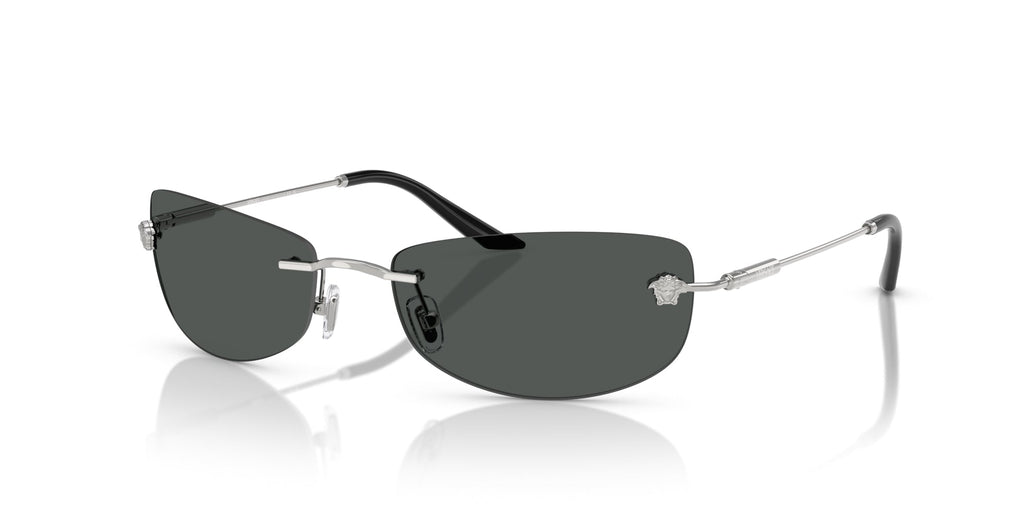 Versace VE2279 Silver/Dark Grey #colour_silver-dark-grey