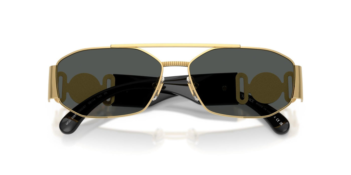 Versace VE2287 Gold/Dark Grey #colour_gold-dark-grey