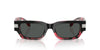 Versace VE4465 Top Black/Red Havana/Dark Grey #colour_top-black-red-havana-dark-grey