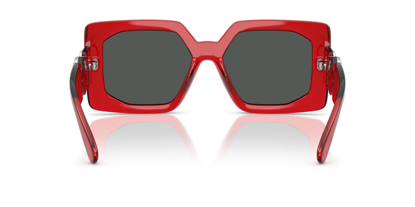 Versace VE4478U Red Transparent/Dark Grey #colour_red-transparent-dark-grey