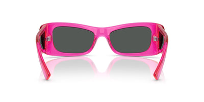 Versace VE4481 Fuchsia Fluo Transparent/Dark Grey #colour_fuchsia-fluo-transparent-dark-grey