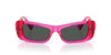 Versace VE4481 Fuchsia Fluo Transparent/Dark Grey #colour_fuchsia-fluo-transparent-dark-grey