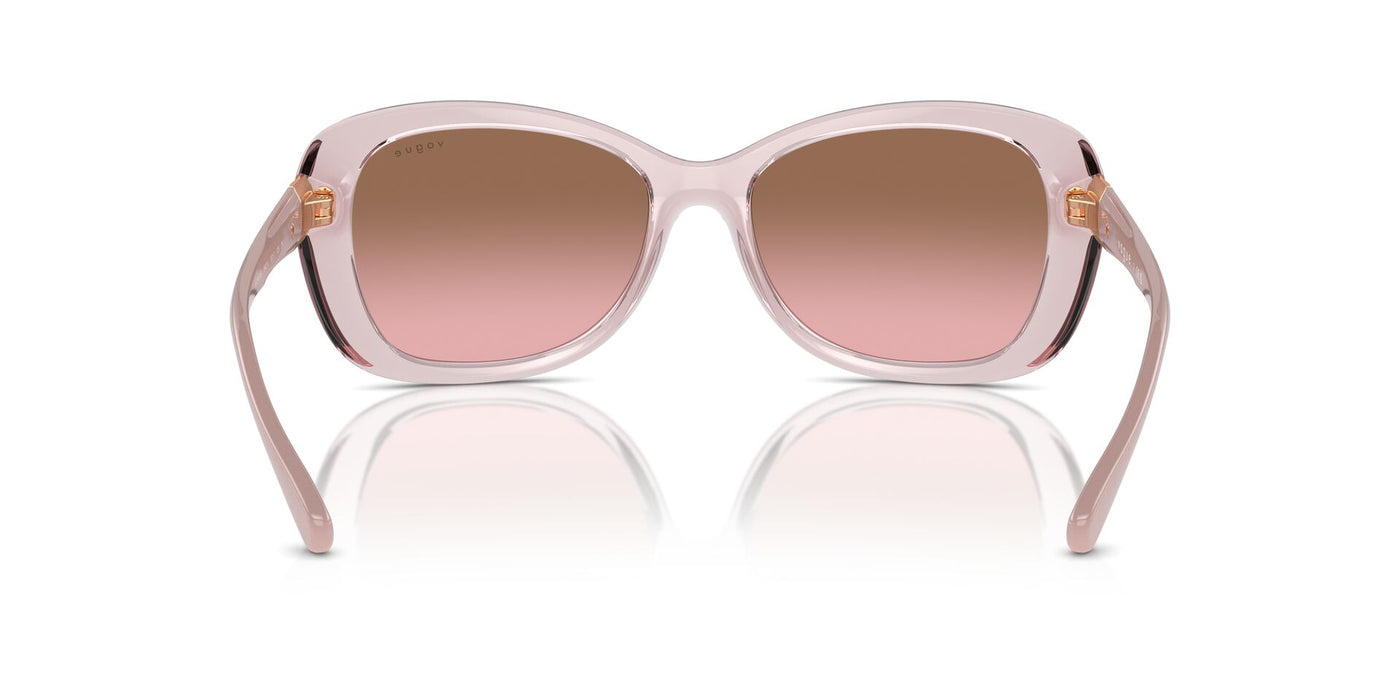 Vogue Eyewear VO2943SB Transparent Pink/Pink Brown Gradient #colour_transparent-pink-pink-brown-gradient