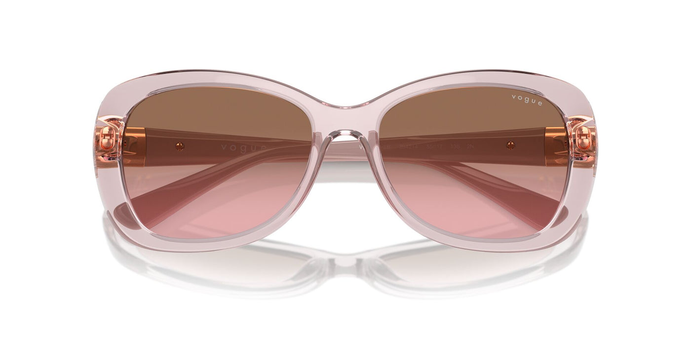 Vogue Eyewear VO2943SB Transparent Pink/Pink Brown Gradient #colour_transparent-pink-pink-brown-gradient