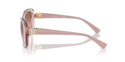 Vogue Eyewear VO2943SB Transparent Pink/Pink Brown Gradient #colour_transparent-pink-pink-brown-gradient