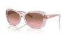 Vogue Eyewear VO2943SB Transparent Pink/Pink Brown Gradient #colour_transparent-pink-pink-brown-gradient