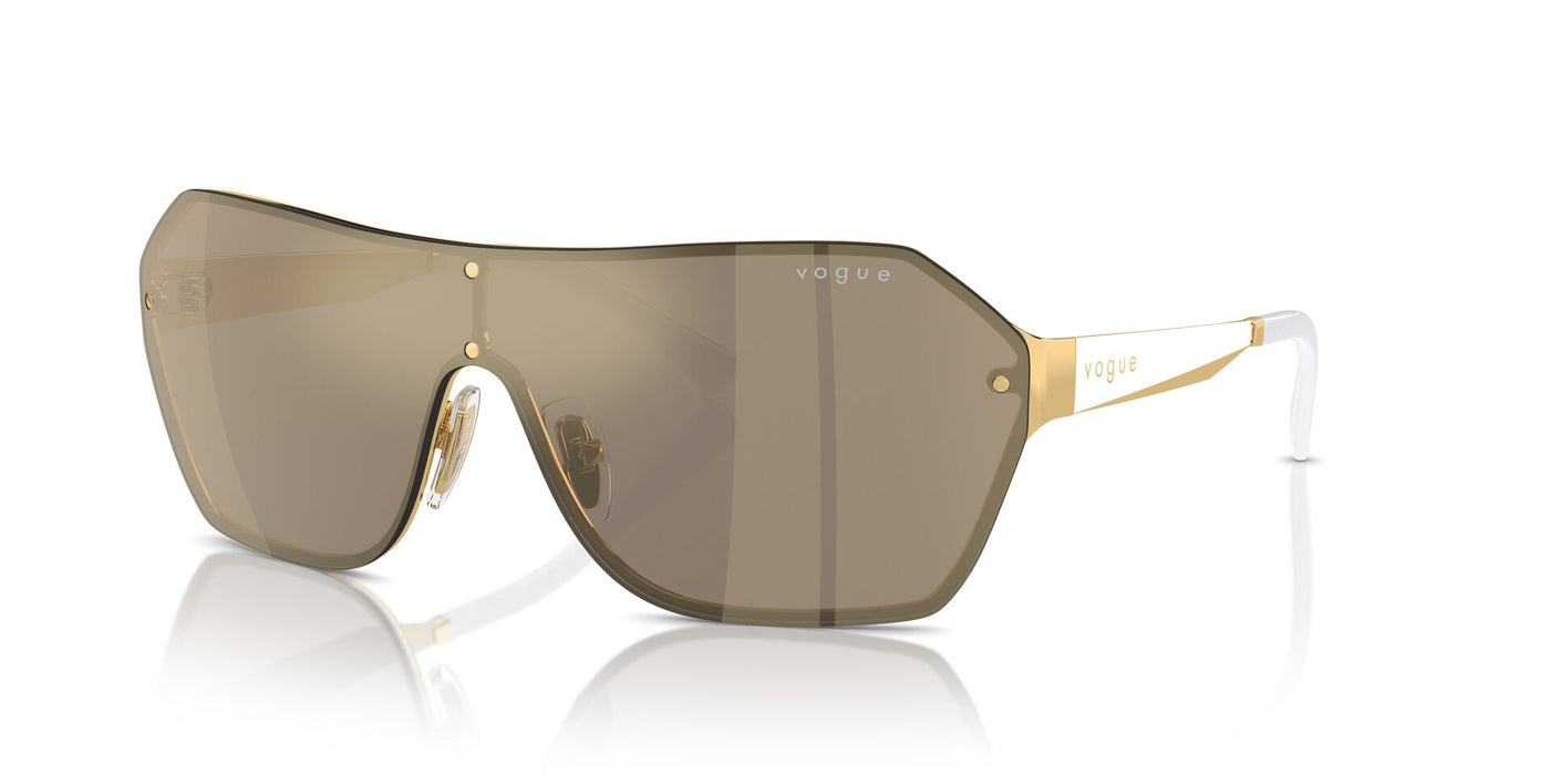 Vogue Eyewear VO4302S Gold/Light Brown Gold Mirror #colour_gold-light-brown-gold-mirror