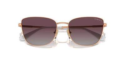 Vogue Eyewear VO4308S Rose Gold/Top White/Grey Violet Gradient Polarised #colour_rose-gold-top-white-grey-violet-gradient-polarised