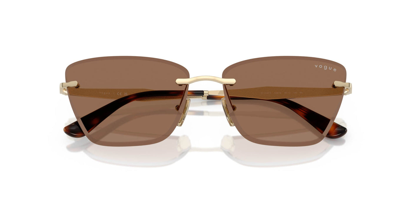 Vogue Eyewear VO4332S Pale Gold/Dark Brown #colour_pale-gold-dark-brown
