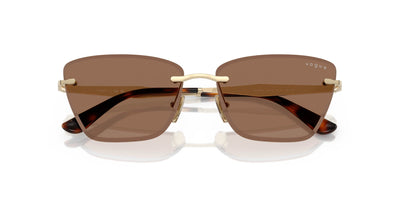 Vogue Eyewear VO4332S Pale Gold/Dark Brown #colour_pale-gold-dark-brown