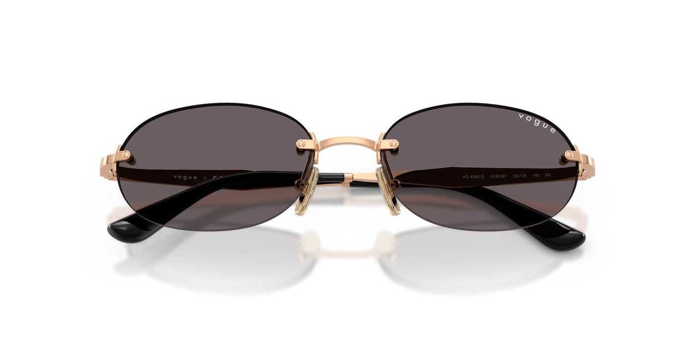 Vogue Eyewear VO4342S Rose Gold/Black Smoke #colour_rose-gold-black-smoke