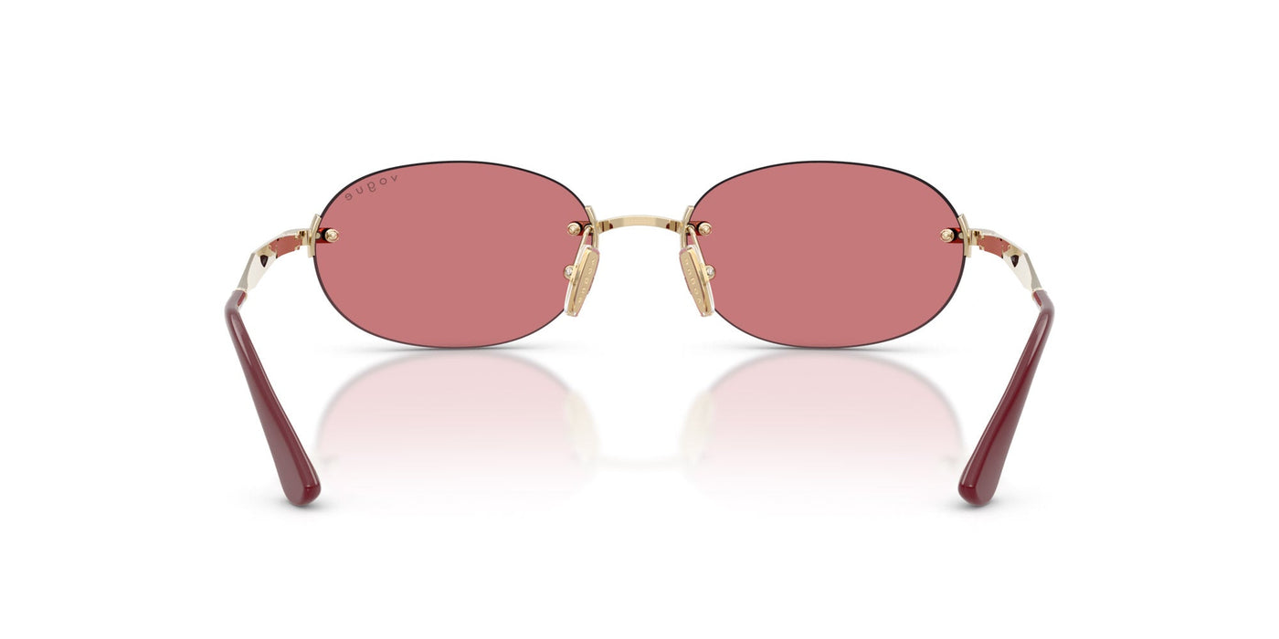 Vogue Eyewear VO4342S Pale Gold/Red #colour_pale-gold-red