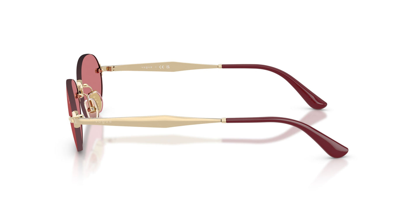 Vogue Eyewear VO4342S Pale Gold/Red #colour_pale-gold-red