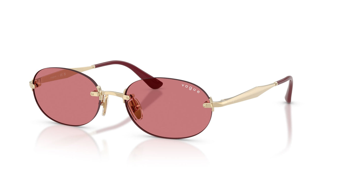 Vogue Eyewear VO4342S Pale Gold/Red #colour_pale-gold-red