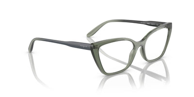 Vogue Eyewear VO5519 Transparent Mallard Green #colour_transparent-mallard-green