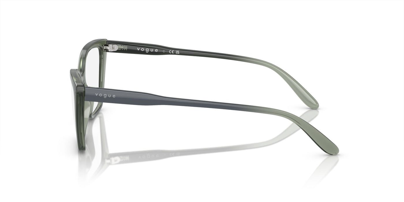 Vogue Eyewear VO5519 Transparent Mallard Green #colour_transparent-mallard-green