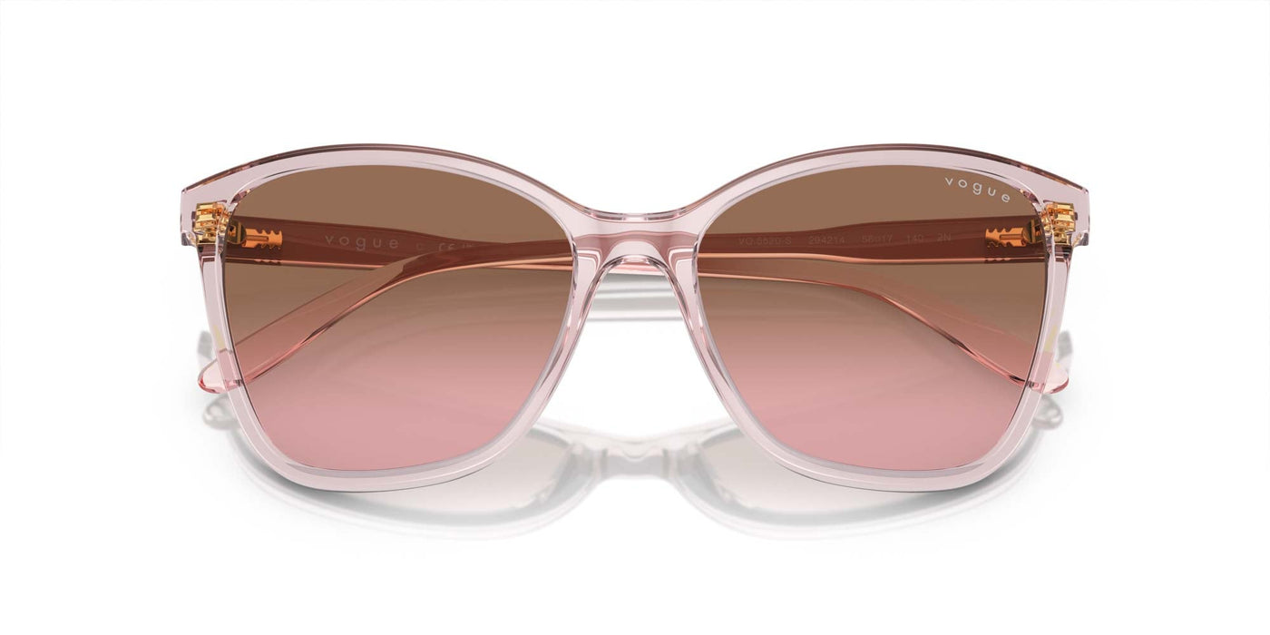 Vogue Eyewear VO5520S Transparent Pink/Pink Brown Gradient #colour_transparent-pink-pink-brown-gradient
