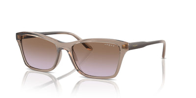 Vogue Eyewear VO5551S Transparent Brown/Violet Brown Gradient #colour_transparent-brown-violet-brown-gradient