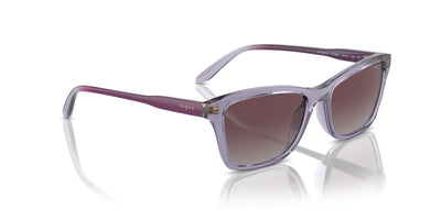 Vogue Eyewear VO5551S Transparent Purple/Grey Violet Gradient Polarised #colour_transparent-purple-grey-violet-gradient-polarised