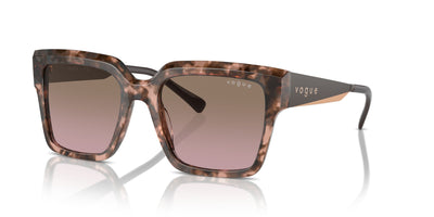 Vogue Eyewear VO5553S Rose Tortoise/Pink Brown Gradient #colour_rose-tortoise-pink-brown-gradient