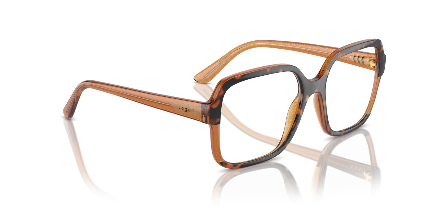 Vogue Eyewear VO5555 Havana-Transparent Brown Glitter #colour_havana-transparent-brown-glitter