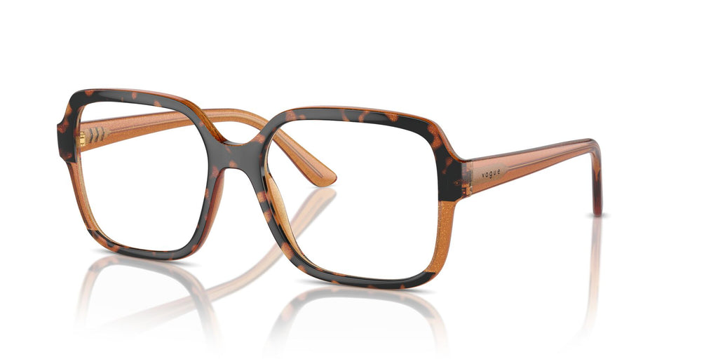 Vogue Eyewear VO5555 Havana-Transparent Brown Glitter #colour_havana-transparent-brown-glitter