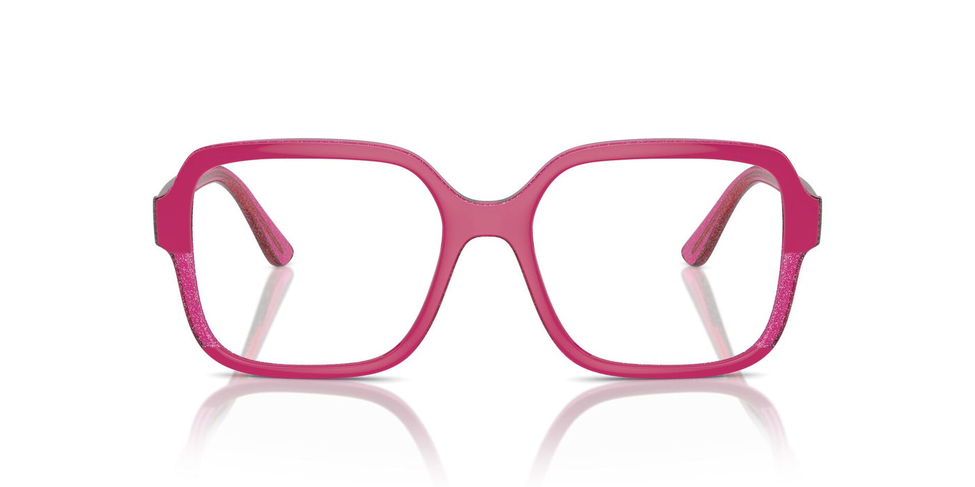 Vogue Eyewear VO5555 Cherry-Transparent Fuchsia Glitter #colour_cherry-transparent-fuchsia-glitter