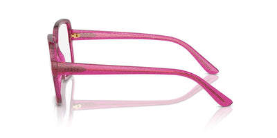 Vogue Eyewear VO5555 Cherry-Transparent Fuchsia Glitter #colour_cherry-transparent-fuchsia-glitter