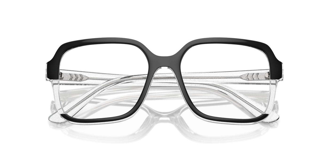 Vogue Eyewear VO5555 Black-Transparent Glitter #colour_black-transparent-glitter