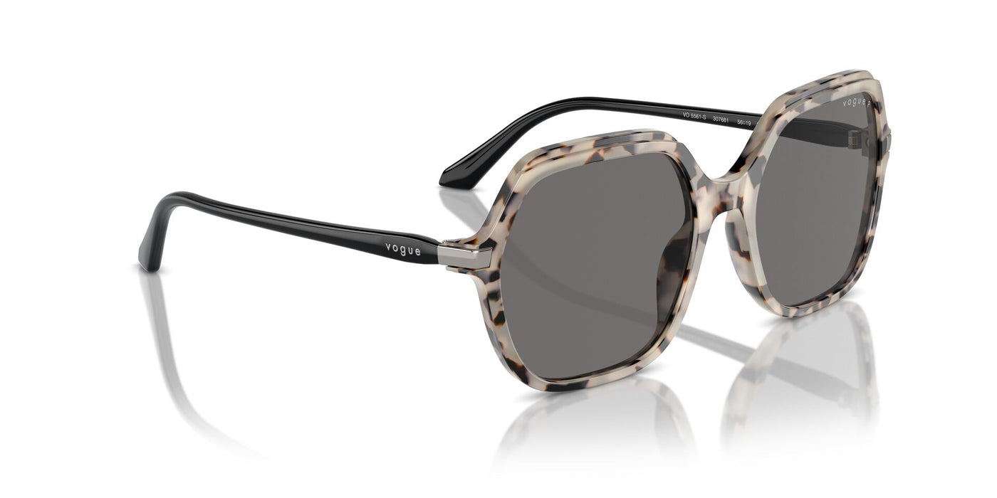 Vogue Eyewear VO5561S Ivory Tortoise/Dark Grey Polarised #colour_ivory-tortoise-dark-grey-polarised