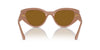 Vogue Eyewear VO5566S Full Beige/Dark Brown Polarised #colour_full-beige-dark-brown-polarised