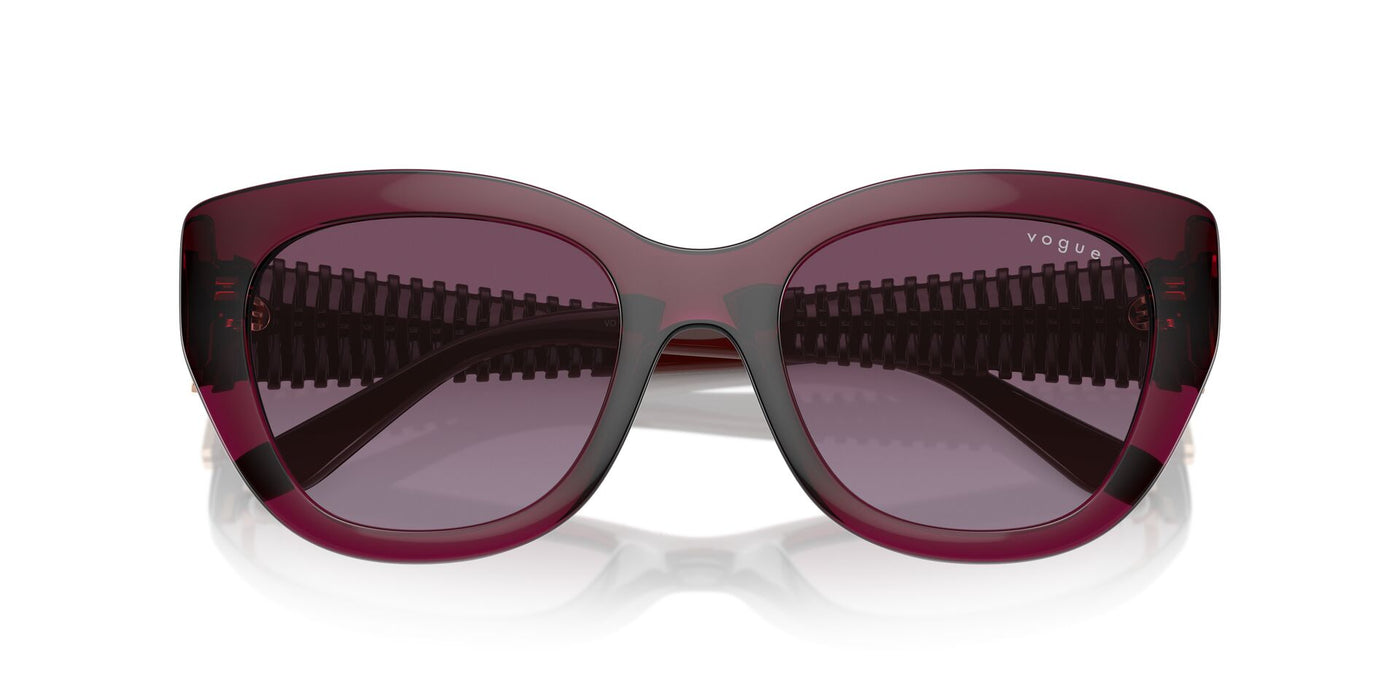 Vogue Eyewear VO5567S Transparent Cherry/Violet Gradient #colour_transparent-cherry-violet-gradient