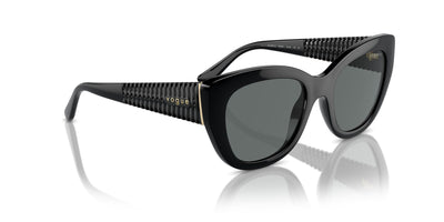 Vogue Eyewear VO5567S Black/Dark Grey Polarised #colour_black-dark-grey-polarised