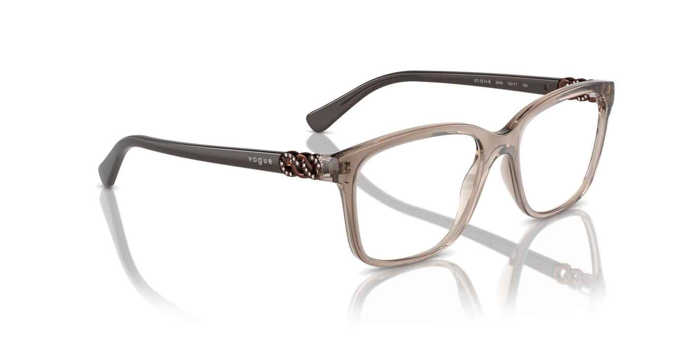 Vogue Eyewear VO5574B Transparent Brown #colour_transparent-brown