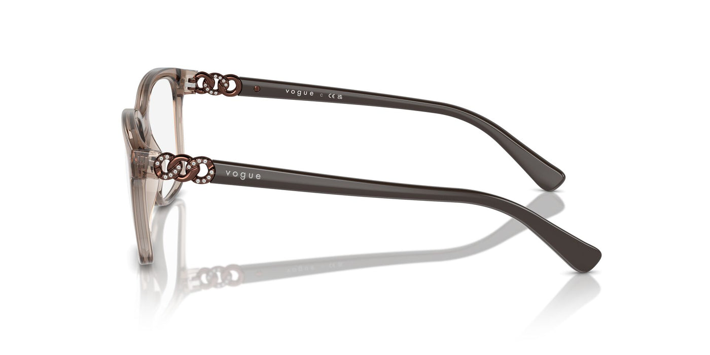 Vogue Eyewear VO5574B Transparent Brown #colour_transparent-brown