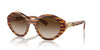 Vogue Eyewear VO5576SB Striped Dark Havana/Brown Gradient #colour_striped-dark-havana-brown-gradient