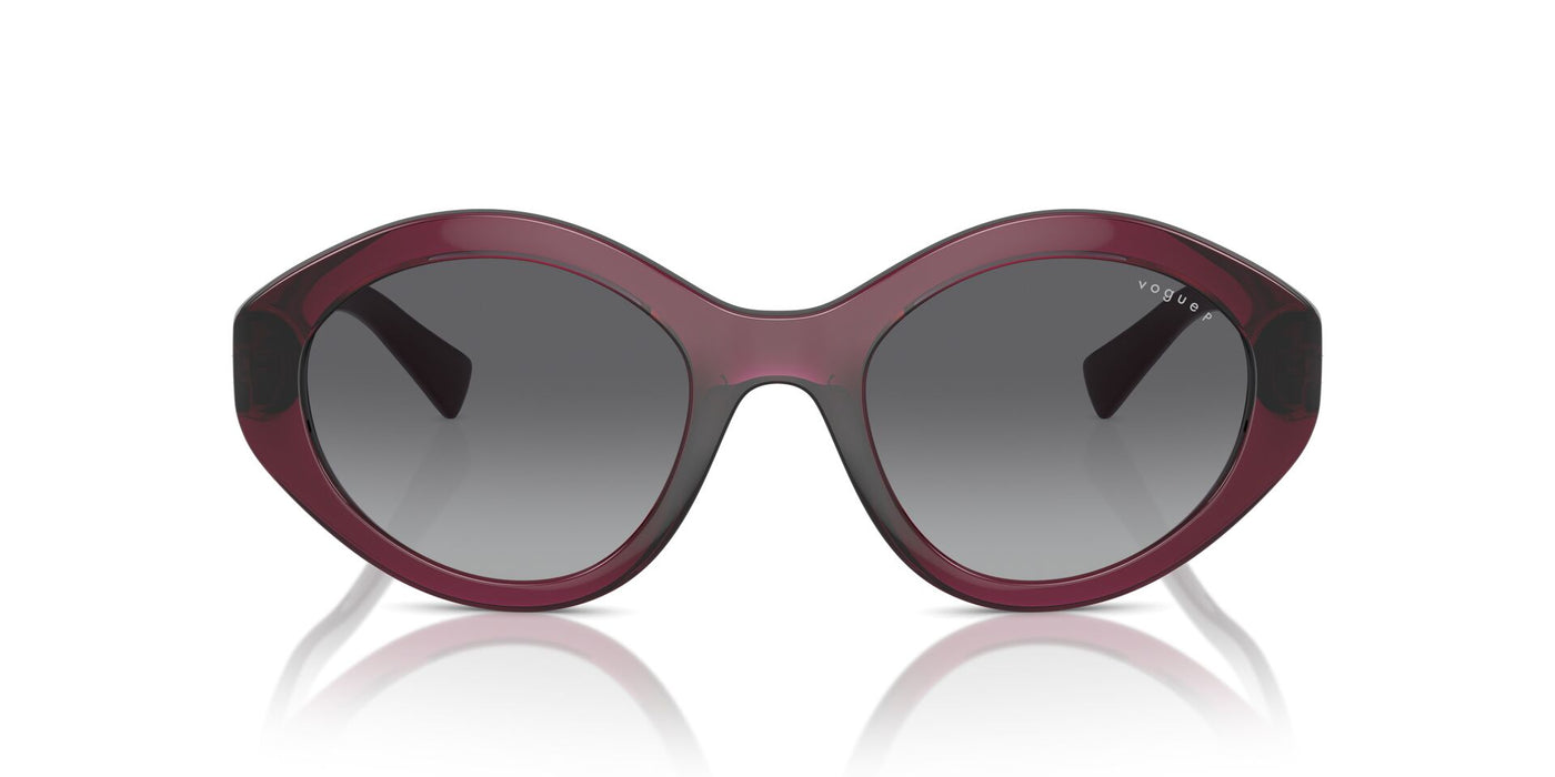 Vogue Eyewear VO5576SB Transparent Cherry/Grey Gradient Polarised #colour_transparent-cherry-grey-gradient-polarised