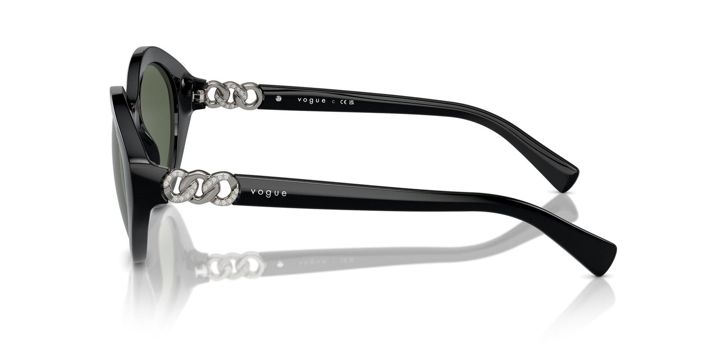 Vogue Eyewear VO5576SB Black/Dark Green #colour_black-dark-green