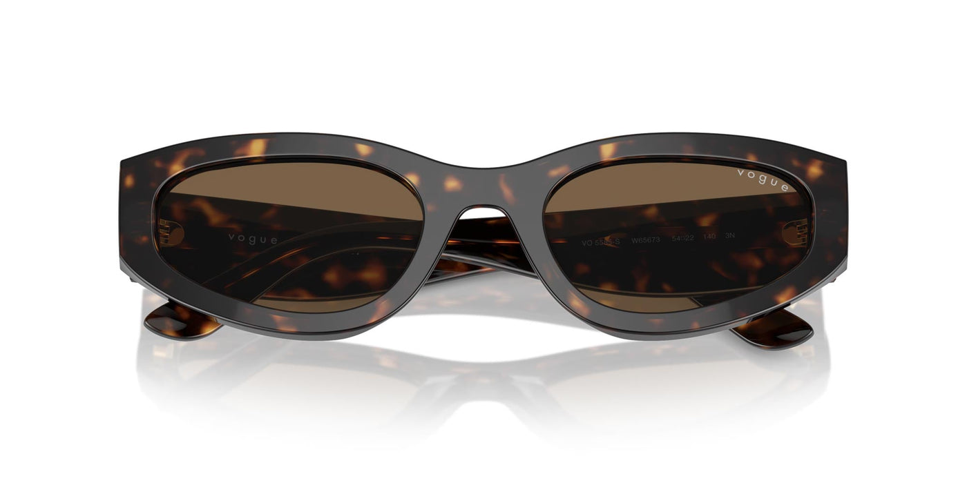 Vogue Eyewear VO5585S Dark Havana/Dark Brown #colour_dark-havana-dark-brown