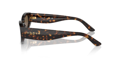 Vogue Eyewear VO5585S Dark Havana/Dark Brown #colour_dark-havana-dark-brown