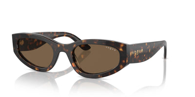 Vogue Eyewear VO5585S Dark Havana/Dark Brown #colour_dark-havana-dark-brown