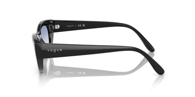 Vogue Eyewear VO5616S Black/Clear Light Blue Gradient #colour_black-clear-light-blue-gradient
