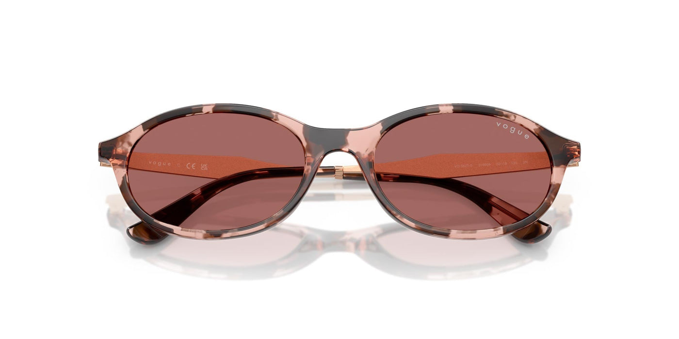 Vogue Eyewear VO5625S Rose Havana/Dark Violet #colour_rose-havana-dark-violet