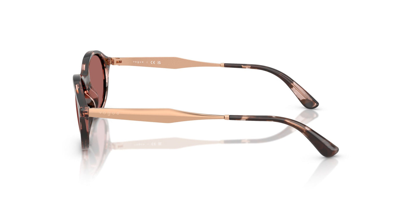 Vogue Eyewear VO5625S Rose Havana/Dark Violet #colour_rose-havana-dark-violet