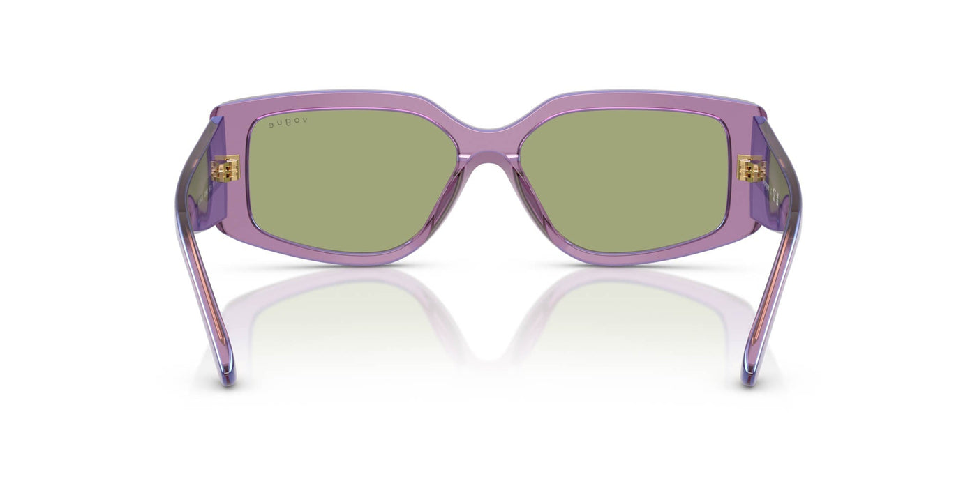 Vogue Eyewear VO5642SU Transparent Pearl Purple/Green #colour_transparent-pearl-purple-green