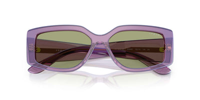 Vogue Eyewear VO5642SU Transparent Pearl Purple/Green #colour_transparent-pearl-purple-green