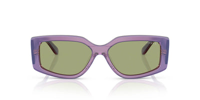 Vogue Eyewear VO5642SU Transparent Pearl Purple/Green #colour_transparent-pearl-purple-green